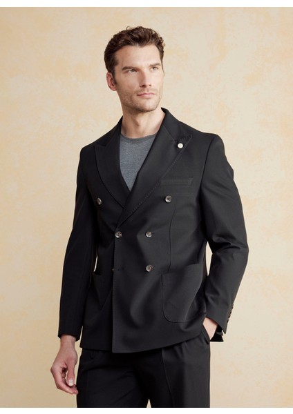 Slim Fit Siyah Erkek Ceket BBSS25MBL018 fiyatları