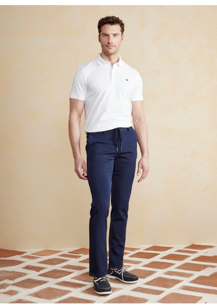 Normal Bel Düz Paça Standart Lacivert Erkek Pantolon BBSS25MPT024 fiyatları