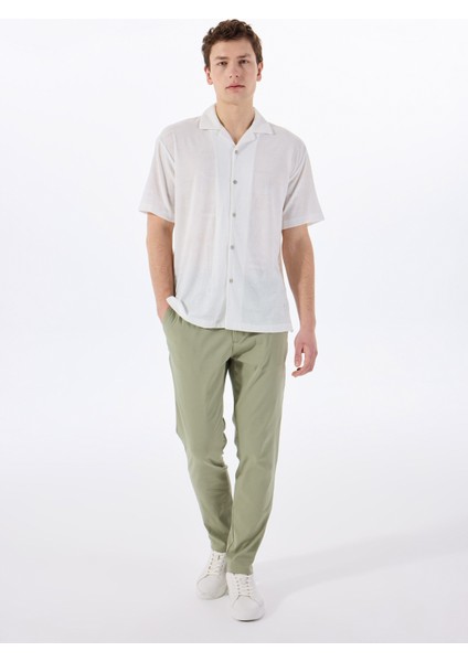 Gmg Fırenze Normal Bel Normal Paça Jogger Haki Erkek Pantolon GU25MSS01010