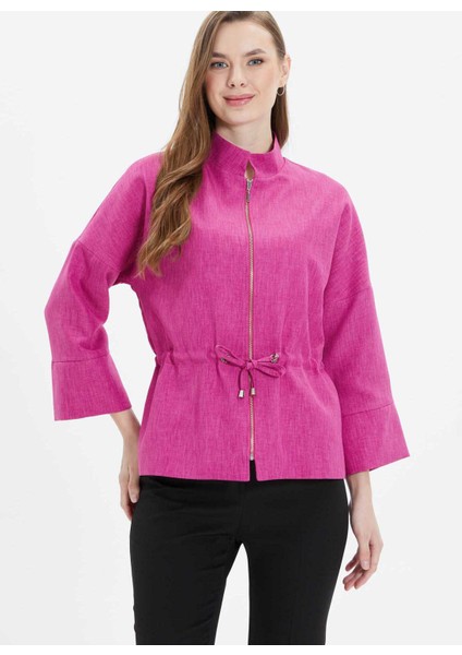 Standart Fuşya Kadın Ceket 25YSL1463