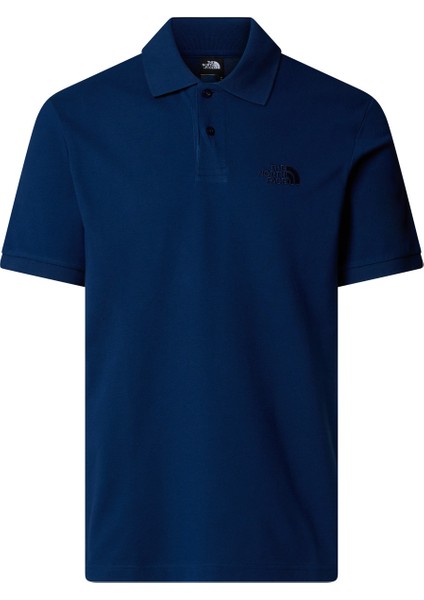 NF0A8C1PD1R1-M Essentıal Regular Po Lacivert Regular Fit Düz Erkek Polo T-Shirt