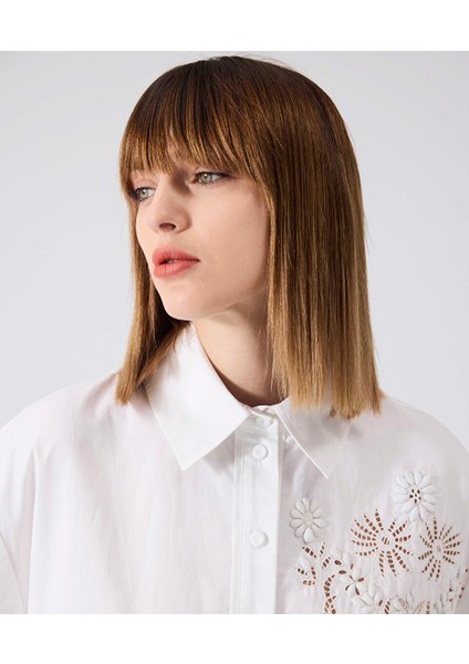Nakışlı Oversize Gömlek MW6240025017002 fiyatları