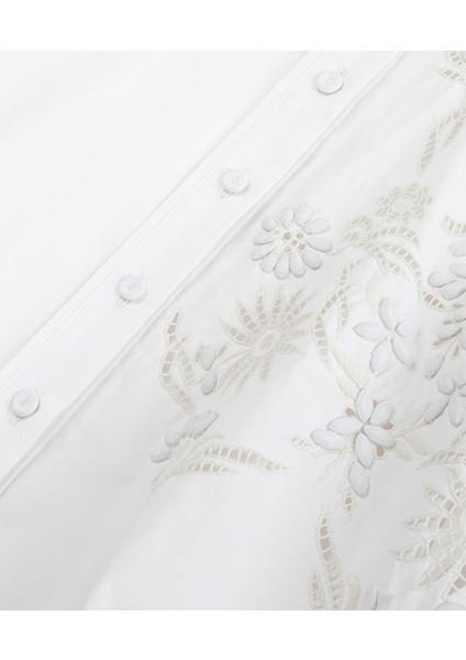 Nakışlı Oversize Gömlek MW6240025017002 indirimleri