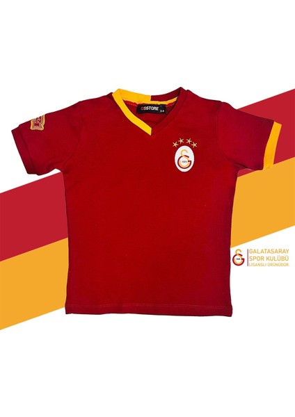 Lisanslı Kırmızı Basic Çocuk T-Shirt