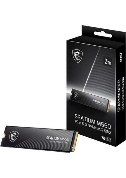 Msı 1tb Spatıum M560 10200-8400MB/S M2 Nvme Gen5 Disk