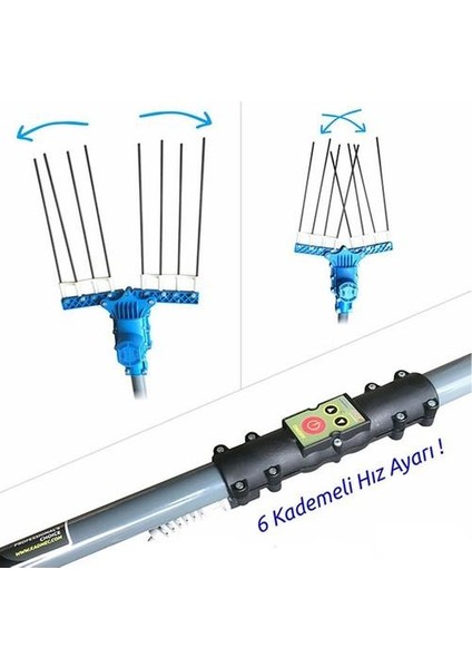 Atrax V4 Pro Zeytin Hasat Makinası 6 Kademe Hız Ayarlı