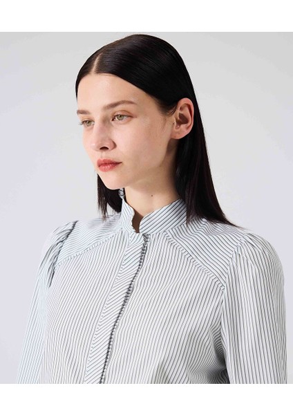 Çizgi Desen Yüksek Yaka Gömlek Mw6240025044070 modelleri