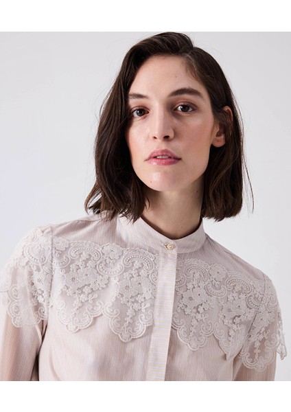 Dantel Mix Gömlek Mw6240025047ab1