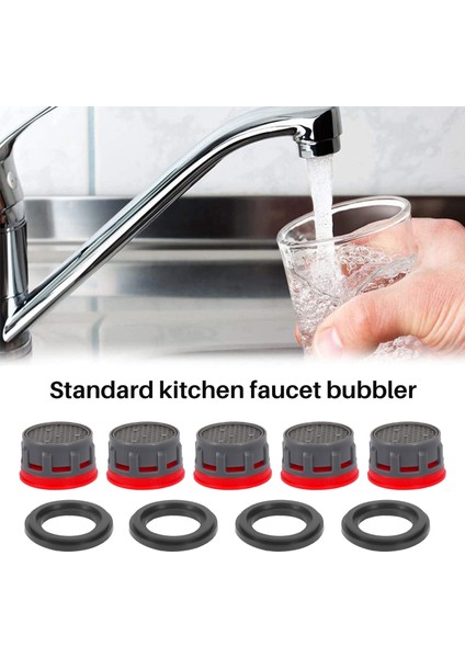 Musluk Havalandırıcı, 2.2 Gpm Akış Kısıtlayıcıeli Havalandırıcı Yedek Parçaları Banyo 5'li Paket, FAN22-P5 (Yurt Dışından) fiyatları