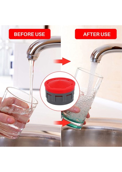 Musluk Havalandırıcı, 2.2 Gpm Akış Kısıtlayıcıeli Havalandırıcı Yedek Parçaları Banyo 5'li Paket, FAN22-P5 (Yurt Dışından) fırsatları