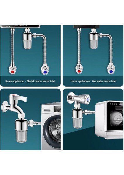 Banyo Su Isıtıcısı Duş Filtresi Sızdırmaz Conta ile Yeniden Kullanılabilir Lavabo Su Isıtıcısı Çamaşır Makinesi Için (Yurt Dışından) modelleri