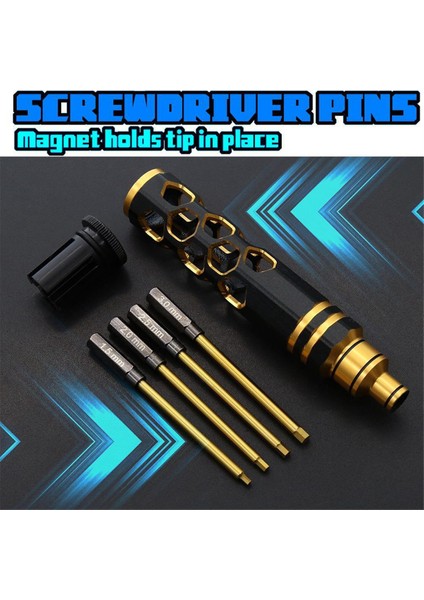 Fpv Yarış Iha'ları, Helikopterler, Uçaklar, Arabalar ve Tekne Modelleri Için 4'ü 1 Arada Altıgen Tornavida Seti (Yurt Dışından) indirimleri