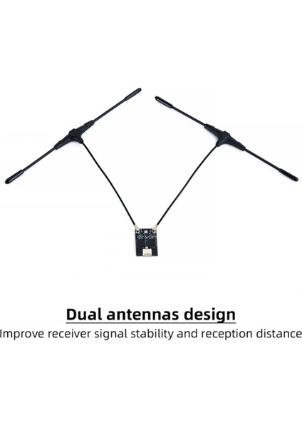 ES900 Dual Rx Elrs Çeşitlilik Alıcısı 915MHZ Dahili Tcxo Rc Uçak Fpv Uzun Menzilli Iha'lar Için (Yurt Dışından)