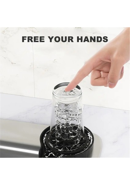 Yüksek Basınçlı Bardak Yıkama Musluğu Cam Durulama Otomatik Bira Temizleyici Mutfak Lavabo Aksesuarları (Yurt Dışından)
