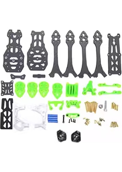 Mark 5 Inç Karbon Fiber Çerçeve 225MM 5mm Kol Hava Ünitesi Hd / Analog Kamera Fpv Serbest Stil Rc Yarış Drone Için (Yurt Dışından)