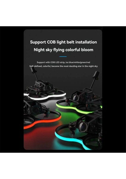 PAVO20 Fırçasız Whoop Çerçeve Hd Vtx Braketli O3 2 Inç Fpv Drone Parçaları Gri (Yurt Dışından)