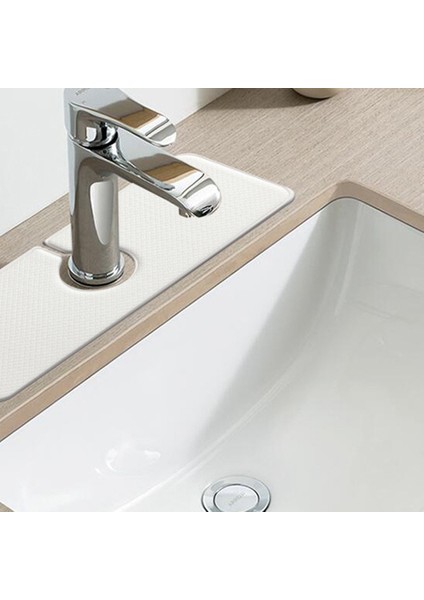 Lavabo Matı Sıçrama Koruyucu Mutfak Musluk Tutucu Emici Mat, Deri Konturlu Kahverengi Küçük Izgara (Yurt Dışından) indirimleri