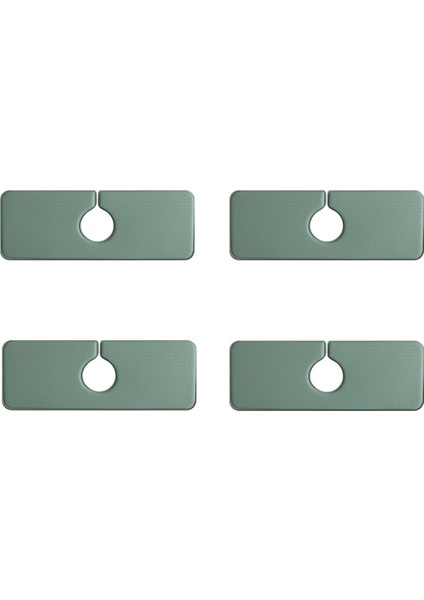 Lavabo Matı Sıçrama Koruyucu Mutfak Musluk Tutucu Emici Mat, Deri Konturlu Yeşil Küçük Izgara (Yurt Dışından)