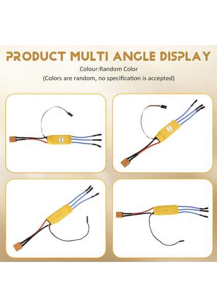 40A Esc Fırçasız Rc Motor Hız Kontrol Cihazı Bec F450 Helikopter Tekne XT60 Fpv Küçük Quadcopter Drone Için (Yurt Dışından)