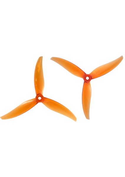 10 Çift Drone Pervanesi 5127.5 5.1 Inç 3 Bıçaklı Pc Rc Fpv Freestyle Drone Aksesuarları Parça Turuncu (Yurt Dışından)