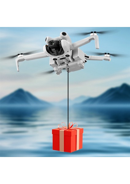Mini 4 Pro Drone Airdrop Fırlatma Sistemi USB Şarjlı Teslimat Damlalık Uzaktan Kumanda Balıkçılık Düğün Için (Yurt Dışından)