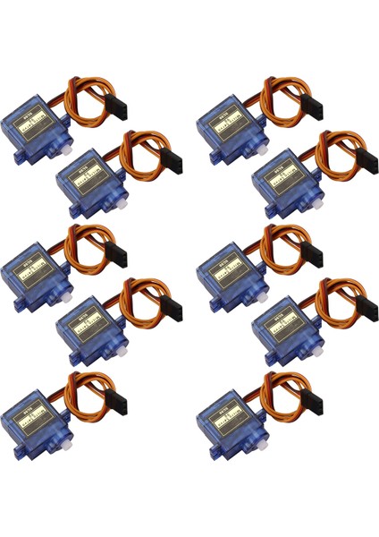 10 Adet SG90 9g Mikro-Servo Rc Uçaklar Sabit Kanatlı Uçak Modeli Telekontrol Oyuncak Servo Motor 450 Helikopter (Yurt Dışından)