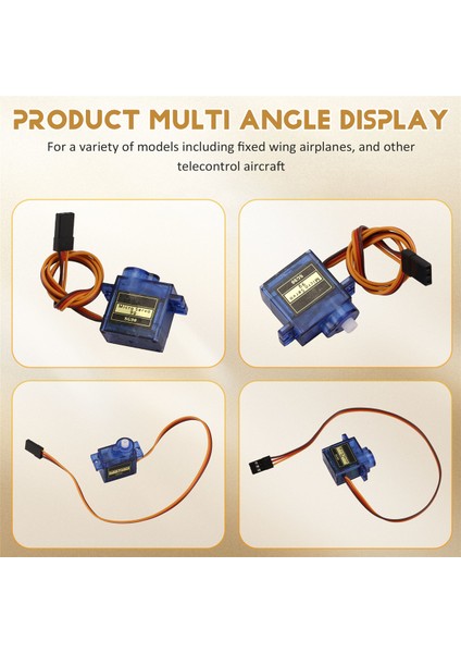 10 Adet SG90 9g Mikro-Servo Rc Uçaklar Sabit Kanatlı Uçak Modeli Telekontrol Oyuncak Servo Motor 450 Helikopter (Yurt Dışından)