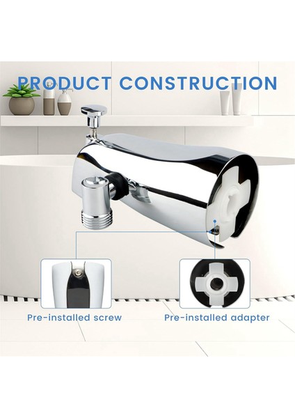 Küvet Musluğu, Yönlendirici, Küvet Musluğu Duş Yönlendirici ve Altıgen Anahtar 1/2 Inç Bakır Boruya Uygun, 5.3 (Yurt Dışından) indirimleri