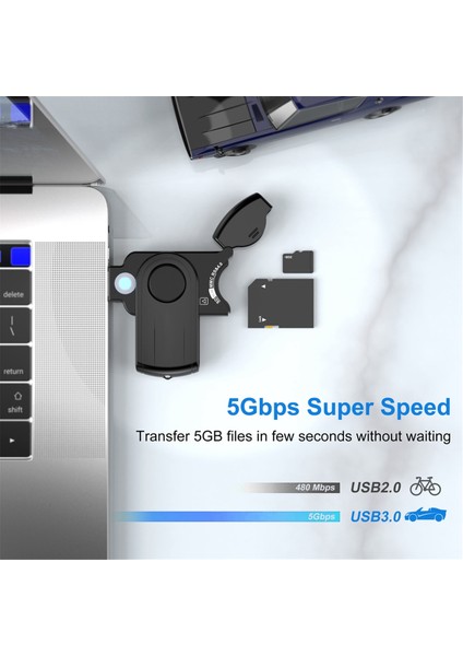 USB 3.2 Çoklu Hafıza Kartı Okuyucu Otg Android Adaptörü Usb3.0 Mic Sd/tf Bilgisayar Pc Için (Yurt Dışından)