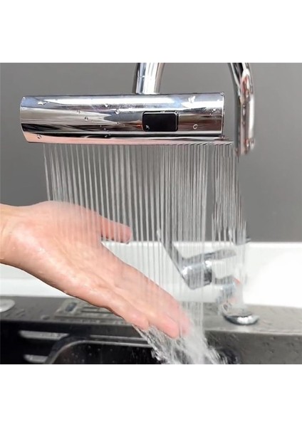 Evrensel Döndürme Genişletici Musluk Havalandırıcı Plastik Sıçrama Filtresi Mutfak Lavabo Muslukları Bubbler Nozul Robotik Gümüş (Yurt Dışından) fiyatları