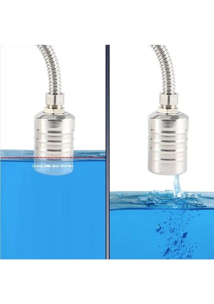 304 Paslanmaz Çelik Şamandıra Küresel Vana Tam Otomatik Seviye Kontrolörü Su Kulesi Tankı Mutfak Musluğu Tam B (Yurt Dışından) fırsatları