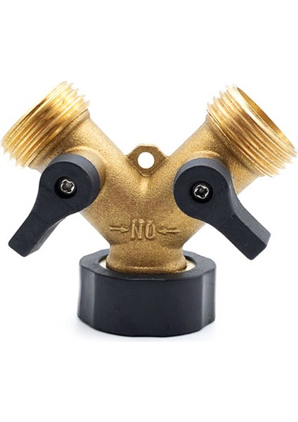Bahçe Hortumu Ayırıcı 2 Yollu Ağır Hizmet Tipi Pirinç Bağlantılı Musluk Ayırıcı, Ekstra Kauçuk Rondelalı Y Vanalar (Yurt Dışından) fırsatları