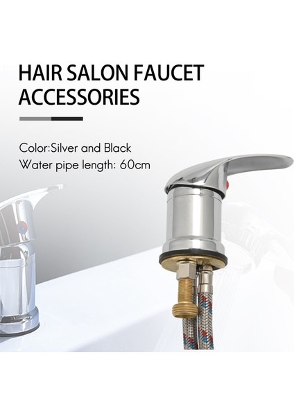Takım Şampuan Yatak Sandalye Musluk + Duş Hortumlu Salon Banyo Lavabosu Paslanmaz Çelik Lavabo (Yurt Dışından)