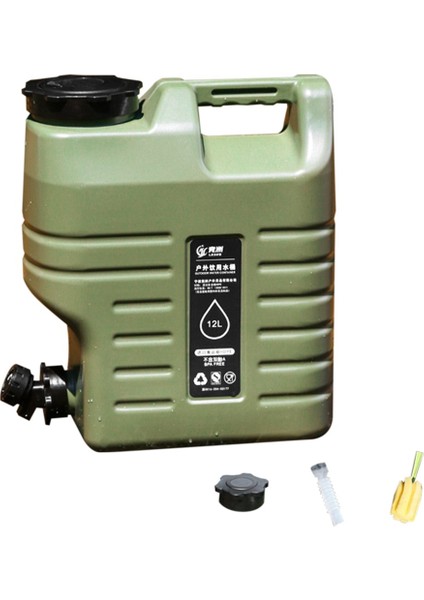 3,2 Galon (12L) Musluklu Su Kabı - Taşınabilir Kamp Tankı Sürahisi (Yurt Dışından)