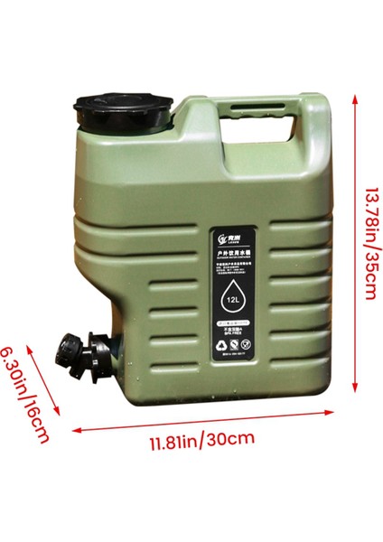 3,2 Galon (12L) Musluklu Su Kabı - Taşınabilir Kamp Tankı Sürahisi (Yurt Dışından) modelleri