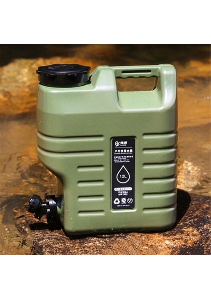 3,2 Galon (12L) Musluklu Su Kabı - Taşınabilir Kamp Tankı Sürahisi (Yurt Dışından) indirimleri