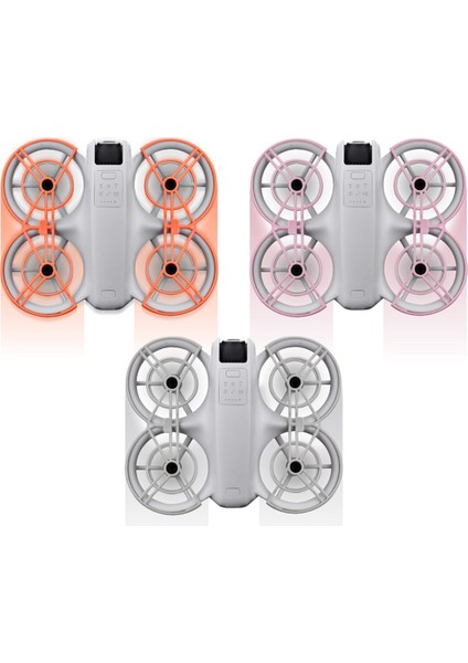 Pervane Koruması Çarpışma Önleyici Koruma Halkası Neo Tripod Destek Koruyucu Iniş Takımı Drone Aksesuarları Pembe (Yurt Dışından)