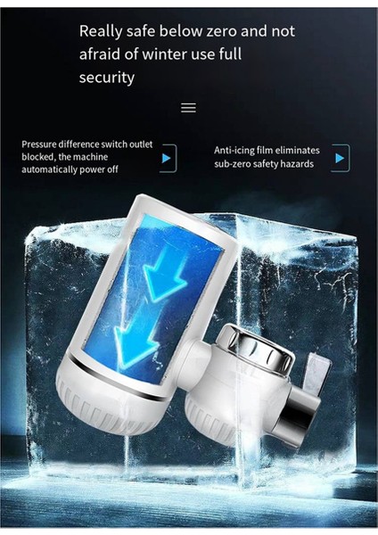 Kolay Kurulum Hızlı Isıtma Karıştırma Musluğu Dijital Ekranlı Anında Elektrikli Su Isıtıcısı Ab-Fişi (Yurt Dışından) modelleri