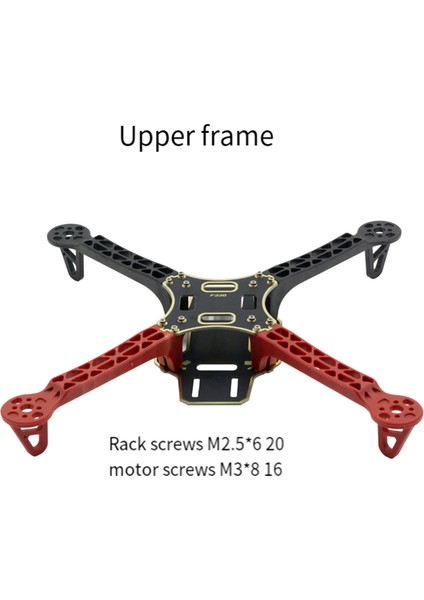 F450 Drone Kamera Alev Tekerlek Kıt 450 Çerçeve Rc 4 Eksenli Multikopter Quadcopter Siyah+Kırmızı (Yurt Dışından) fırsatları