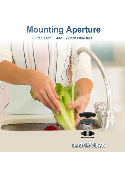 4 Adet 2 Inç Mutfak Lavabo Deliği Kapağı Musluk Paslanmaz Çelik Musluk Plaka Tıpası (Yurt Dışından)