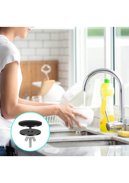 4 Adet 2 Inç Mutfak Lavabo Deliği Kapağı Musluk Paslanmaz Çelik Musluk Plaka Tıpası (Yurt Dışından)