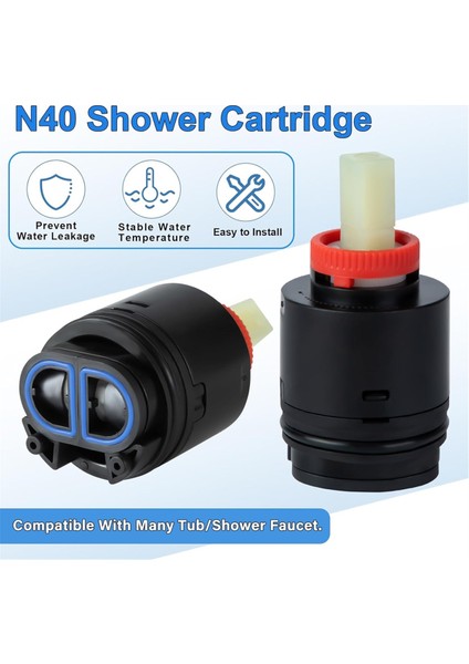 Duş Kartuşları Değişimi, Musluk Kartuşu Değişimi, Birçok Diğer Küvet/duş Musluğuyla Uyumlu, Vana Için (Yurt Dışından) fırsatları