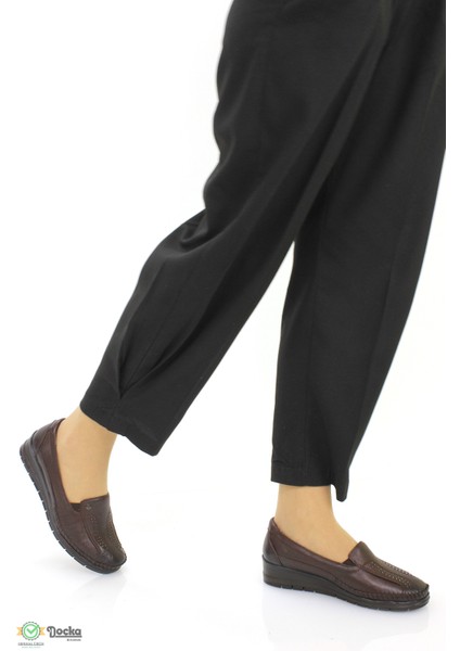 Kadın Tam Ortopedik Hakiki Deri Şık Anne Ayakkabısı F25/CM25182Y fırsatları