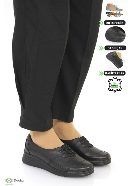 Kadın Tam Ortopedik Hakiki Deri Günlük Anne Ayakkabısı F24/CM21306Y