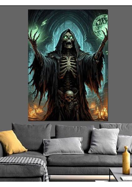 Ölüm Meleği Dekoratif Kanvas - Mdf Ahşap Tablo fiyatları