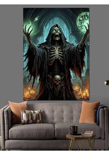 Ölüm Meleği Dekoratif Kanvas - Mdf Ahşap Tablo modelleri
