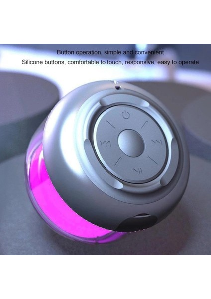 Ledli Işıklı Taşınabilir Bluetooth Hoparlör | Kablosuz Aux Girişli Ses Bombası Yeni Nesil Hoparlör indirimleri