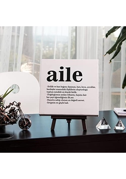 Kelime Anlamlı Kanvas Tablo modelleri