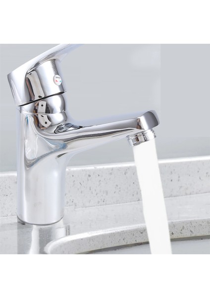 Banyo Havza Musluğu Krom Tek Kulplu Delikli Güverte Üstü Mikser Musluk Mutfak Lavabosu Sıcak Soğuk Musluklar (Yurt Dışından)