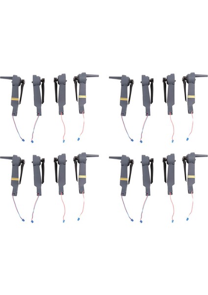 4x E58 Rc Quadcopter Yedek Parçaları Motor ve Pervane ile Eksen Kolları Fpv Yarış Drone Çerçeve Değiştirme Aksesuarları (Yurt Dışından)